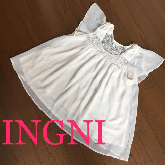 INGNI(イング)のINGNI レース ブラウス レディースのトップス(シャツ/ブラウス(半袖/袖なし))の商品写真