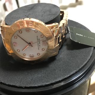 マークバイマークジェイコブス(MARC BY MARC JACOBS)の【再値下げ】【MARC JACOBS】ピンクゴールド 腕時計 MBM3077(腕時計)