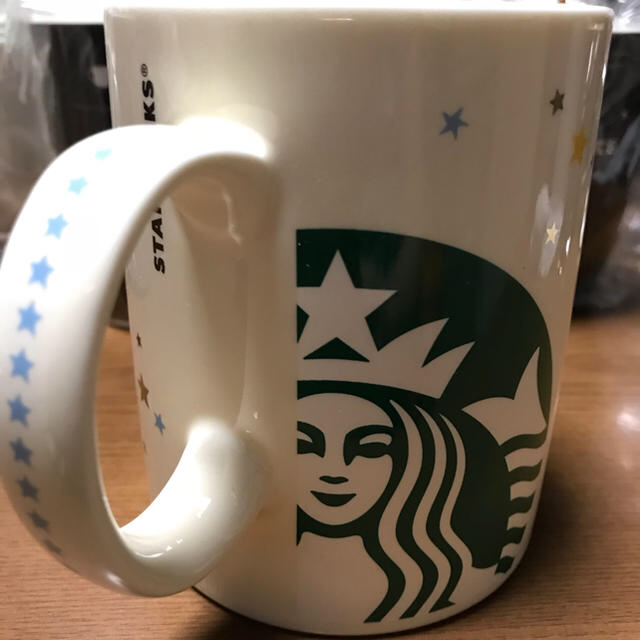 Starbucks Coffee(スターバックスコーヒー)のスターバックス 15周年 マグカップ 青 インテリア/住まい/日用品のキッチン/食器(食器)の商品写真