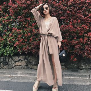 アメリヴィンテージ(Ameri VINTAGE)のMEDI 2WAY CURTAIN LAYERED ROMPERS(オールインワン)