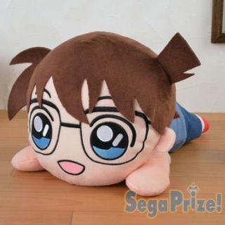 セガ(SEGA)の「江戸川コナン」メガジャンボ 寝そべり ぬいぐるみ 夏服バージョン(キャラクターグッズ)