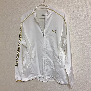 アンダーアーマー(UNDER ARMOUR)のアンダーアーマージャージ♪白×ゴールド(ジャージ)