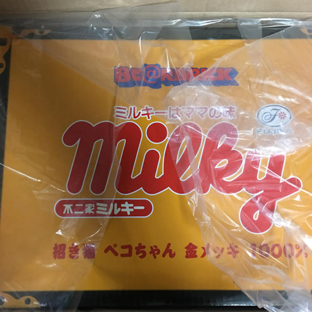 不二家(フジヤ)の【即日発送】BE@RBRICK 招き猫 ペコちゃん 金メッキ 1000% エンタメ/ホビーのフィギュア(その他)の商品写真