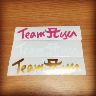 ステッカー、浜崎あゆみ、team ayu、ピンク(その他)