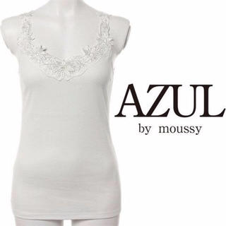 アズールバイマウジー(AZUL by moussy)のAZUL by moussy タンクトップ レース(タンクトップ)