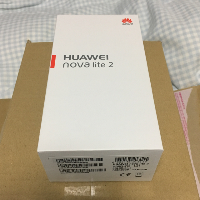 ANDROID(アンドロイド)のHuawei nova lite2 ブルー 新品 楽天モバイル一括購入  スマホ/家電/カメラのスマートフォン/携帯電話(スマートフォン本体)の商品写真