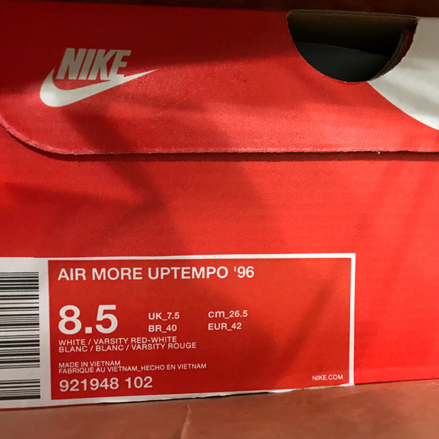 NIKE(ナイキ)の26.5cm nike air more  tempo モアテン us8.5 メンズの靴/シューズ(スニーカー)の商品写真