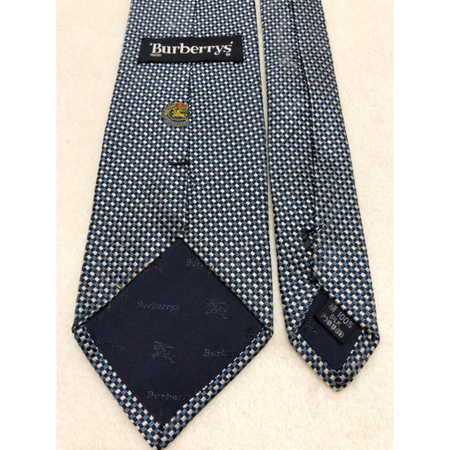 BURBERRY(バーバリー)のバーバリー 高級ネクタイ Burberrys ワンポイントロゴ メンズのファッション小物(ネクタイ)の商品写真
