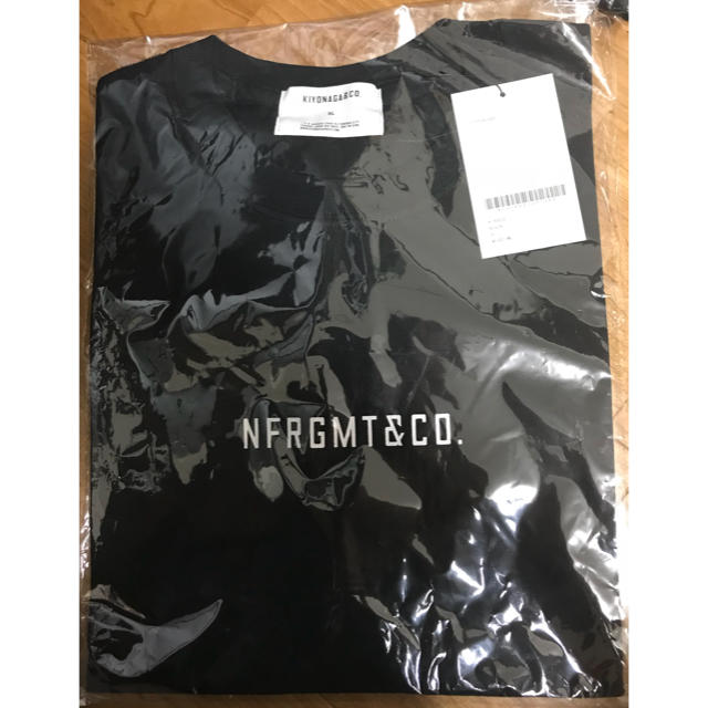 FRAGMENT(フラグメント)の最安値サイズ:XL  kiyonaga NFRGMT BLACK TEE メンズのトップス(Tシャツ/カットソー(半袖/袖なし))の商品写真