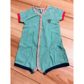 プチバトー(PETIT BATEAU)のプチバトー カバーオール 18m / 81cm(ロンパース)