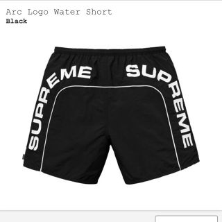 シュプリーム(Supreme)のsupreme arc logo water short M BLACK(水着)