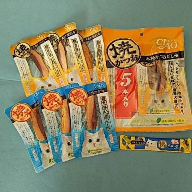 いなばペットフード(イナバペットフード)の新品/ＣＩＡＯ 焼かつお☆国産品☆食べきりサイズ計11本におまけ付/猫のおやつ その他のペット用品(猫)の商品写真