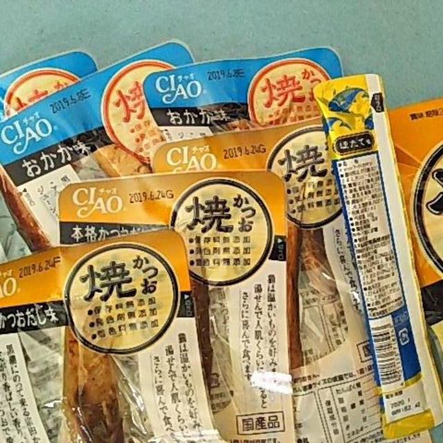 いなばペットフード(イナバペットフード)の新品/ＣＩＡＯ 焼かつお☆国産品☆食べきりサイズ計11本におまけ付/猫のおやつ その他のペット用品(猫)の商品写真