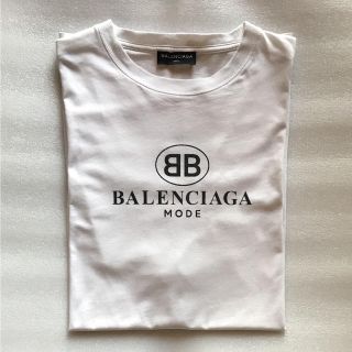 バレンシアガ(Balenciaga)のBALENCIAGA ホワイト BB Mode Tシャツ(Tシャツ(半袖/袖なし))