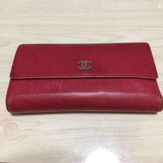 シャネル(CHANEL)のCHANEL ピンク 長財布 (財布)