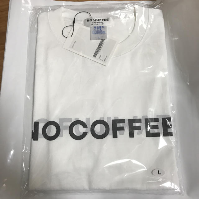 FRAGMENT(フラグメント)の最安値希少サイズ:ＬNO COFFEE NO FUJIWARA TEE メンズのトップス(Tシャツ/カットソー(半袖/袖なし))の商品写真