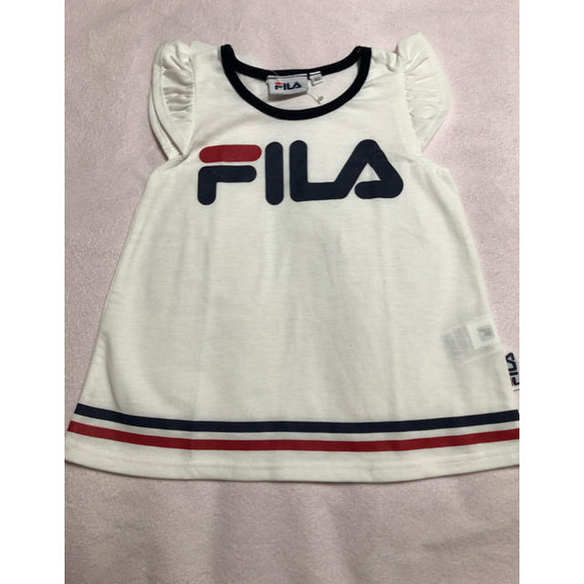 FILA(フィラ)のFILA チュニック90cm キッズ/ベビー/マタニティのキッズ服女の子用(90cm~)(Tシャツ/カットソー)の商品写真