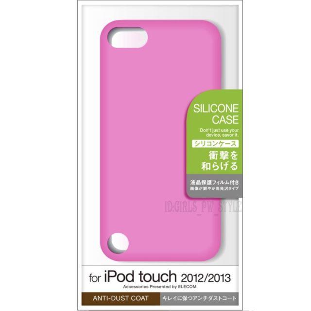 ELECOM(エレコム)の送込 iPod touch 5 6 シリコンケース カバー フィルム ピンクN スマホ/家電/カメラのオーディオ機器(その他)の商品写真