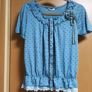 アクシーズファム(axes femme)のあおろびん様専用【新品】axesfemme 総レース半袖PO(カットソー(半袖/袖なし))