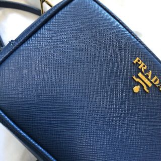 プラダ(PRADA)のみか様専用★プラダ ミニショルダー 青(ショルダーバッグ)