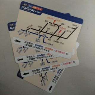 【送料無料】レールウェイカード 3680円分 Railway 阪急電鉄 阪神電鉄(鉄道乗車券)