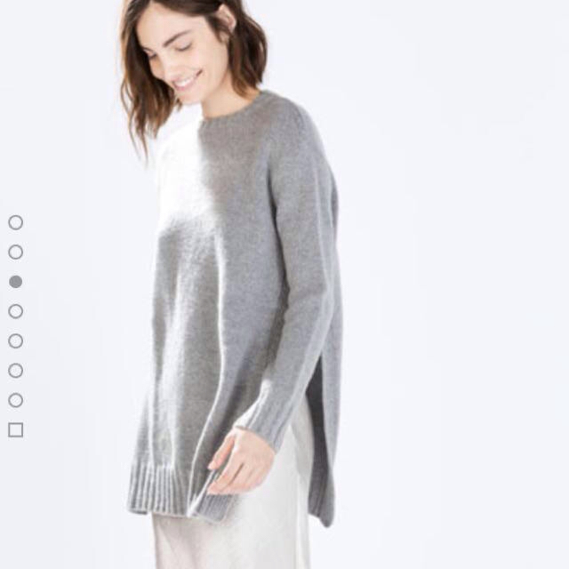 ZARA(ザラ)のZARA スリットニット レディースのトップス(ニット/セーター)の商品写真