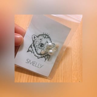 スメリー(SMELLY)のSMELLY リバーシブル天然石ピアス(ピアス)