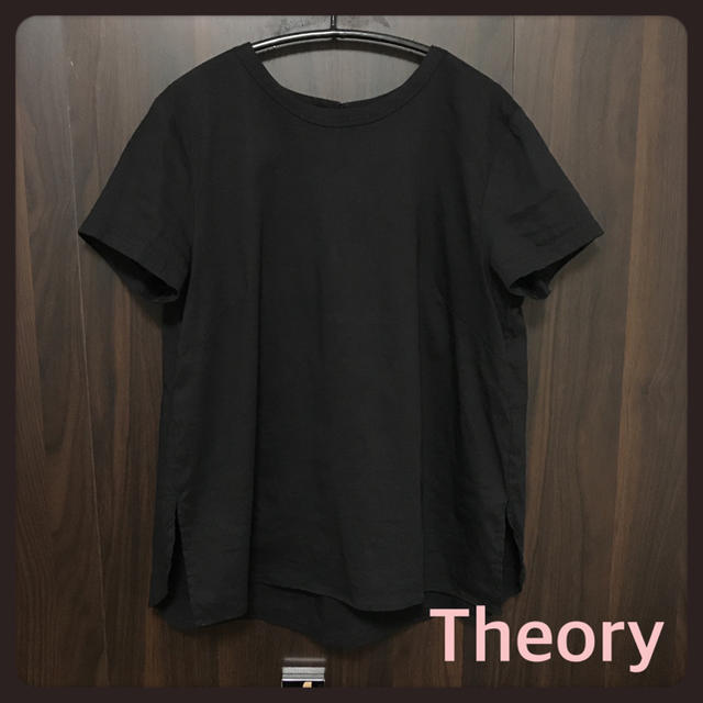 Theory リネンTシャツ 1回着用 sizeS ブラック