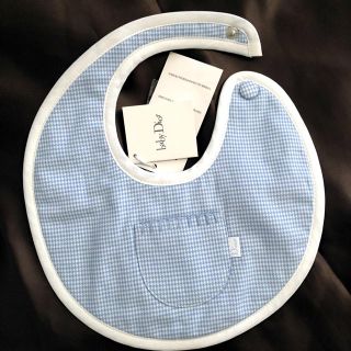 ベビーディオール(baby Dior)のbaby Dior★新品★スタイ★ブルー(ベビースタイ/よだれかけ)