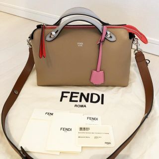 フェンディ(FENDI)のフェンディ  FENDI バイザウェイ by the way ピンク ページュ(ショルダーバッグ)