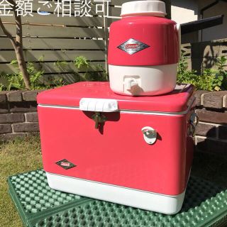 コールマン(Coleman)の新品！コールマン ★ストロベリー★スチールベルト クーラーボックス&ジャグセット(その他)