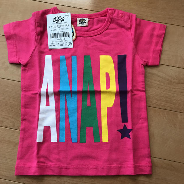 ANAP Kids(アナップキッズ)のANAP Tシャツ 新品未使用 キッズ/ベビー/マタニティのキッズ服女の子用(90cm~)(Tシャツ/カットソー)の商品写真
