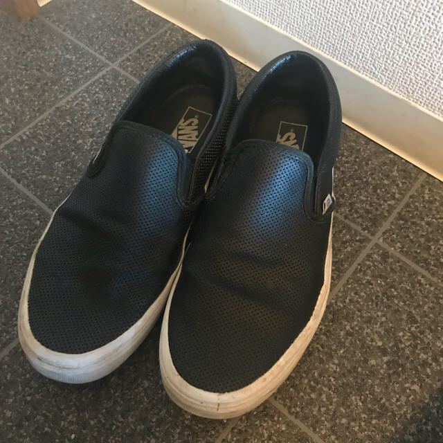 Vans バンズ スリッポン レザーの通販 By Mya S Shop ヴァンズならラクマ