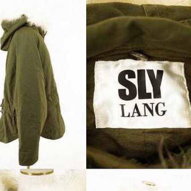 SLY LANG(スライラング)のSLY LANGドルマンルーズコート レディースのジャケット/アウター(モッズコート)の商品写真