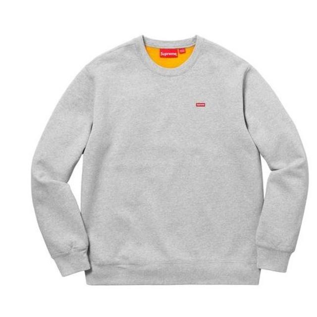 Supreme Contrast Crewneck Grey L 送料込 在庫有り即納 - www