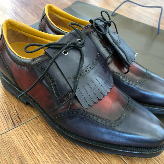 BERLUTI - 【ほぼ未使用】Berluti ゴルフシューズ 10(28cm)の BERLUTI - 【ほぼ未使用】Berluti ゴルフシューズ 10(28cm)の