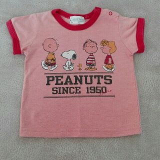 ピーナッツ(PEANUTS)のPEANUTS スヌーピー　半袖Tシャツ80㎝(Ｔシャツ)