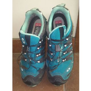 サロモン(SALOMON)のSALOMON サロモン グリーン GORE-TEX 緑 24.5(スニーカー)