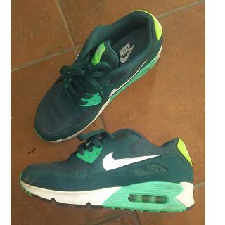 ナイキ(NIKE)のエアマックス AIRMAX NIKE ナイキ グリーン 緑 90 24.5 (スニーカー)