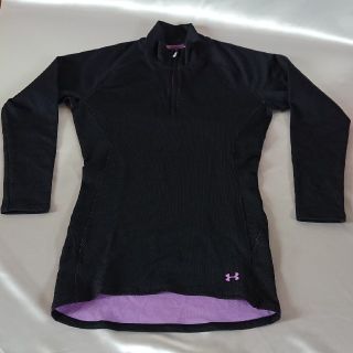 アンダーアーマー(UNDER ARMOUR)の新品★アンダーアーマー/ロンT/L/ 黒×薄紫(カットソー(長袖/七分))