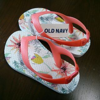 オールドネイビー(Old Navy)の(新品タグ付)Old Navy ビーチサンダル 13.5cm(サンダル)