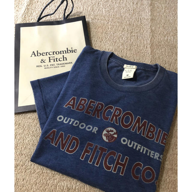 Abercrombie&Fitch(アバクロンビーアンドフィッチ)のアバクロTシャツ サイズM メンズのトップス(Tシャツ/カットソー(半袖/袖なし))の商品写真