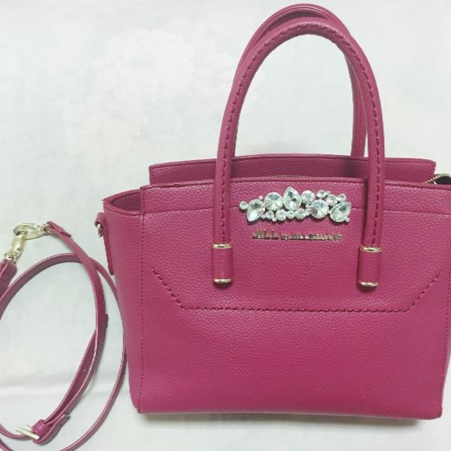JILL by JILLSTUART - ジルバイジルスチュアート ビジューロイヤル トートバッグ カシス
