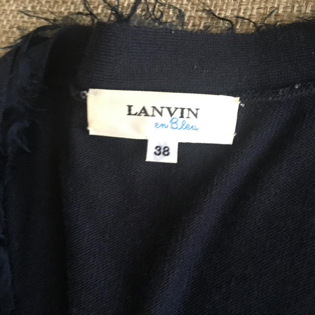 LANVIN en Bleu(ランバンオンブルー)のLANVIN on blue ロングカーディガン レディースのトップス(カーディガン)の商品写真