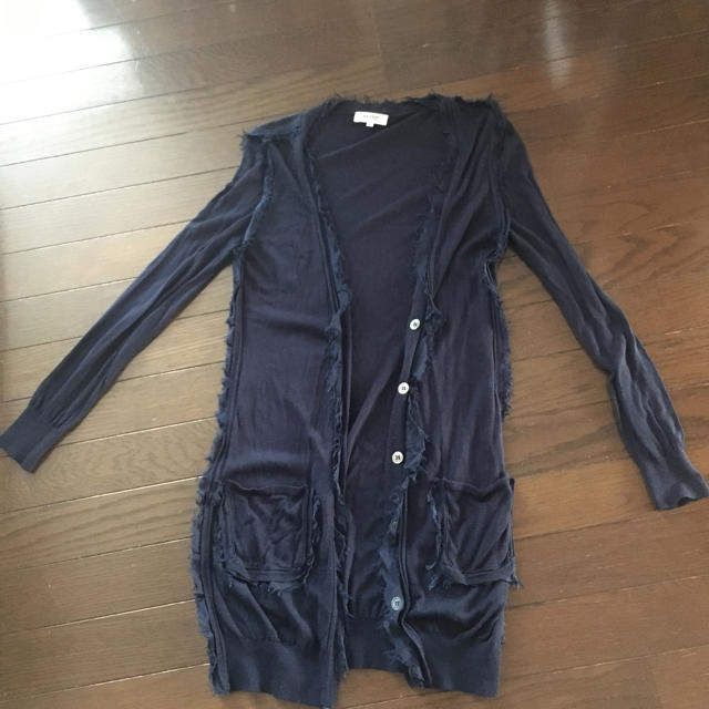 LANVIN en Bleu(ランバンオンブルー)のLANVIN on blue ロングカーディガン レディースのトップス(カーディガン)の商品写真