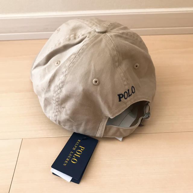 POLO RALPH LAUREN(ポロラルフローレン)の新品！未使用 ポロ ラルフローレン キャップ ベージュ  CAP レディースの帽子(キャップ)の商品写真