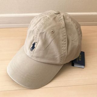 ポロラルフローレン(POLO RALPH LAUREN)の新品！未使用 ポロ ラルフローレン キャップ ベージュ  CAP(キャップ)