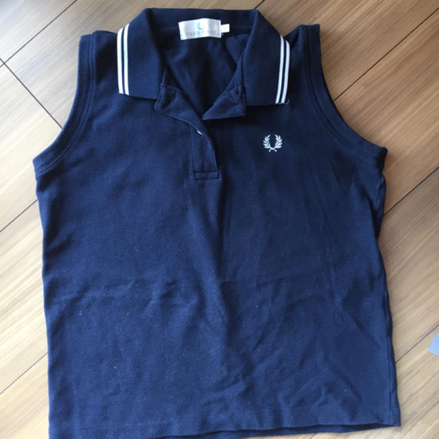 FRED PERRY(フレッドペリー)のフレッドペリー ノースリーブ ポロシャツ L レディースのトップス(ポロシャツ)の商品写真