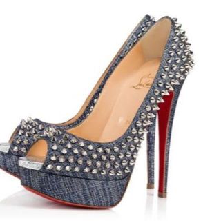 クリスチャンルブタン(Christian Louboutin)の18ss ルブタン Lady Peep Spikes 150 mm(ハイヒール/パンプス)