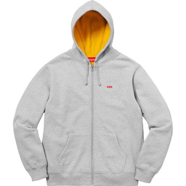 Supreme Contrast Zip Up Hooded パーカー グレーL